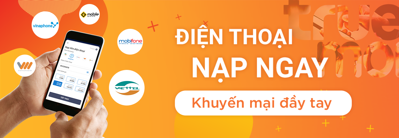 Ưu đãi mỗi ngày, nạp đầy điện thoại với ví TrueMoney