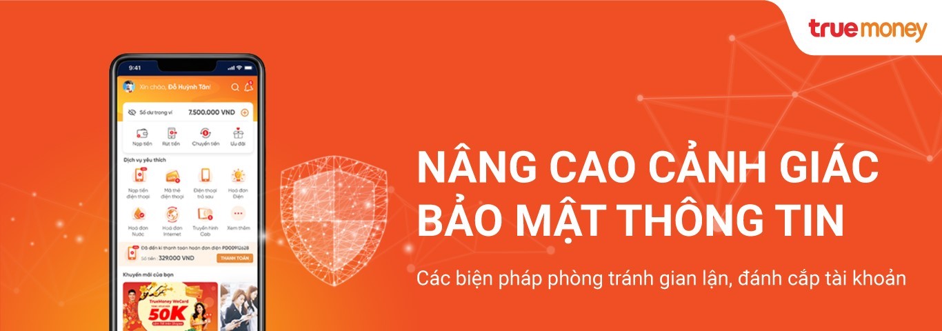 Khuyến cáo khách hàng bảo mật thông tin thẻ, tài khoản ví điện tử