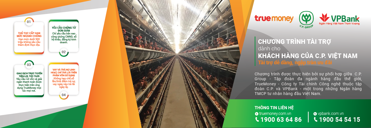 TrueMoney Việt Nam triển khai sản phẩm tài chính hỗ trợ vốn kinh doanh trên nền tảng số cho các đại lý phân phối của C.P. Việt Nam