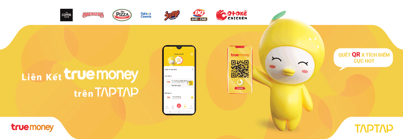 TrueMoney chính thức tích hợp trên TAPTAP – Ứng dụng vàng trong làng tích-đổi điểm