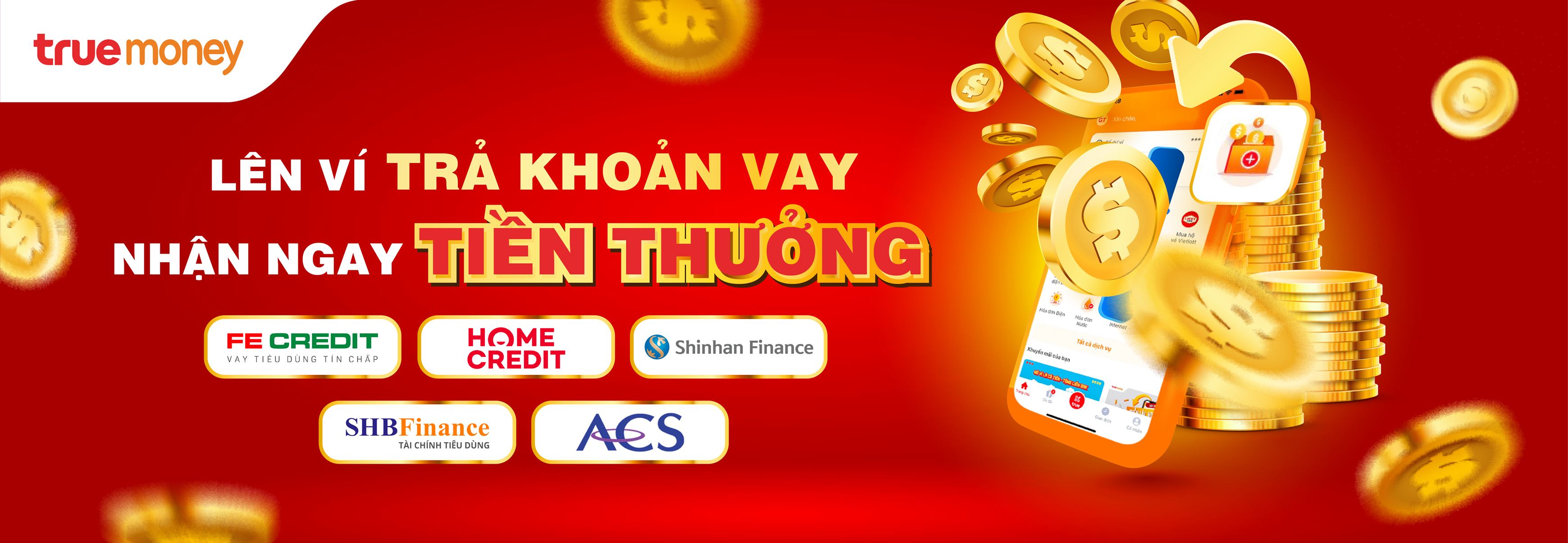 Lên Ví trả khoản vay – Nhận ngay tiền thưởng