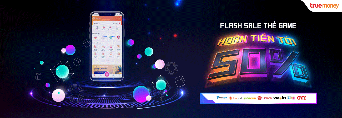 Flash Sale Thẻ Game – Hoàn tiền tới 50%