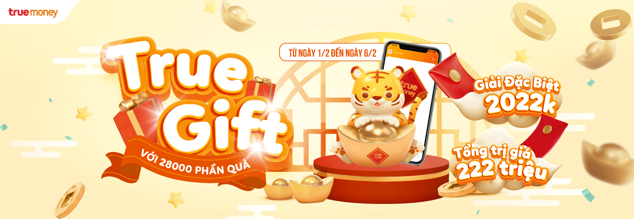 “QUÉT MÃ QR, NHẬN QUÀ TRUEGIFT” ĐÓN TẾT NHÂM DẦN CÙNG TRUEMONEY 