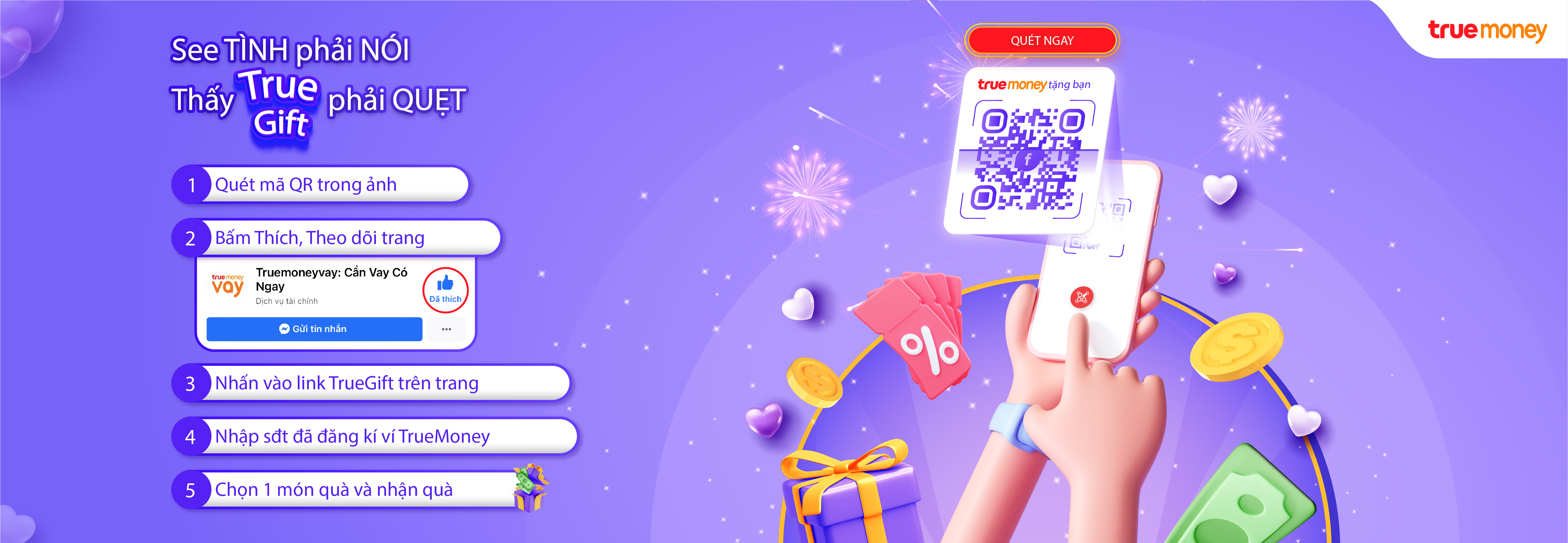 TRUEGIFT – THAY LỜI TRI ÂN KHÁCH HÀNG MÙA LỄ 8/3