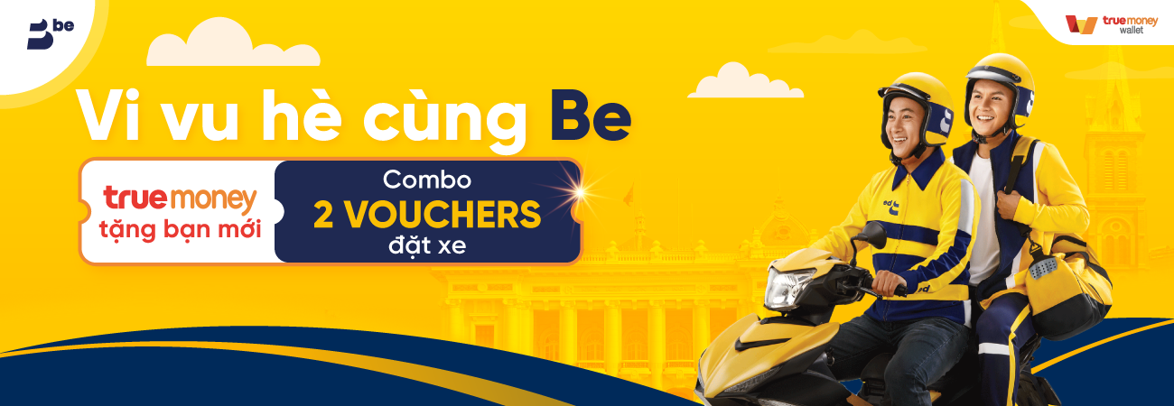VI VU HÈ CÙNG BE, TRUEMONEY TẶNG COMBO 2 VOUCHERS
