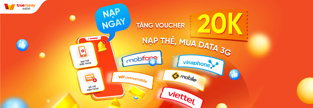 NẠP THẺ NGHE GỌI CỰC ĐÃ, DATA LƯỚT CỰC PHÊ CÙNG TRUEMONEY