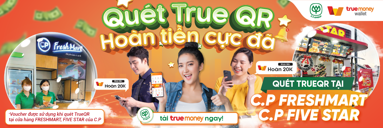QUÉT TRUE QR, HOÀN TIỀN CỰC ĐÃ