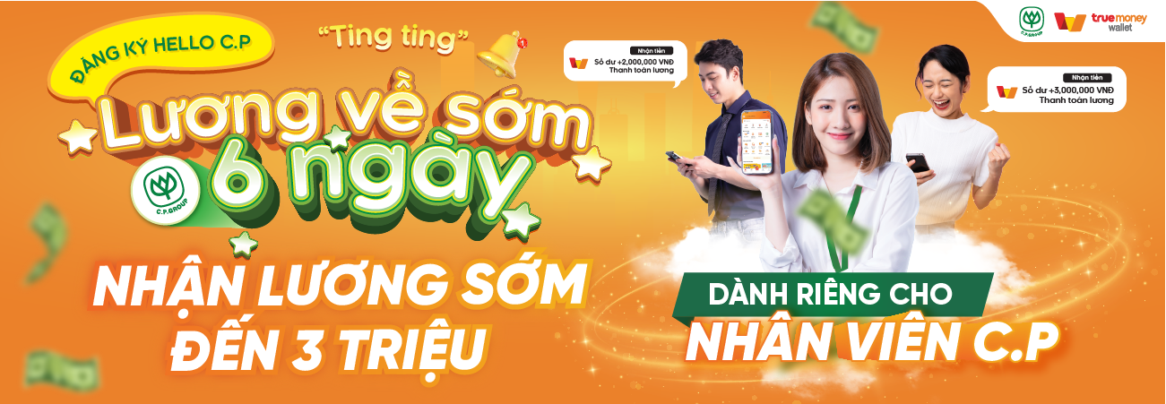 Hello C.P – Ứng lương sớm, thỏa sức chi tiêu